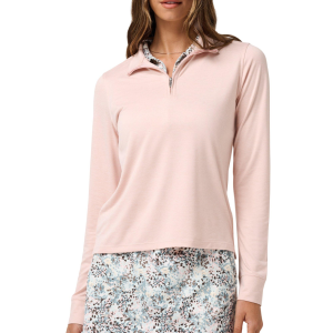 Travismathew Women's TravisMathew Skylight Light Long Sleeve 1/2 Zip - $74.99 at SCHEELS