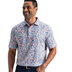 Men's FootJoy Multi Floral Lisle Polo
