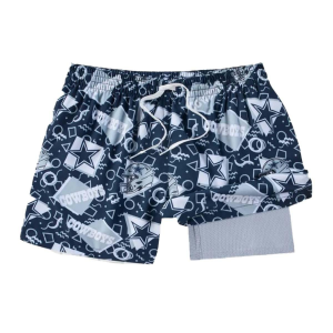Chubbies Dallas Cowboys Geo Lined Swim Trunk