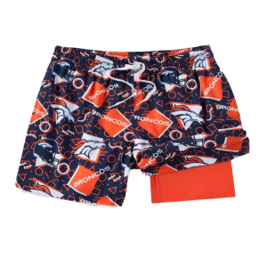 Chubbies Denver Broncos Geo Lined Swim Trunk