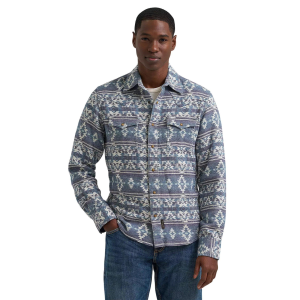 Wrangler Men's Wrangler Retro Premium Western Snap Jacquard Long Sleeve Button Up Shirt - $67.99 at SCHEELS