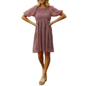 Mikarose Women's Mikarose Hayes Square Neck Dress - $59.99 at SCHEELS