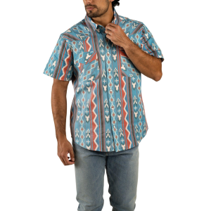 Men's Sendero Provisions Co. The Wyatt Pearl Print Snap Button Up Shirt