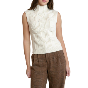 Dex Clothing Women's Dex Clothing Cable Knit Sleeveless Turtleneck Pullover Sweater - $56.99 at SCHEELS