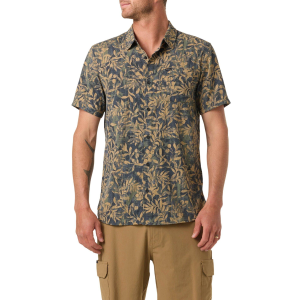Men's O'Neill TRVLR Perforated Printed Standard Fit Button Up Shirt