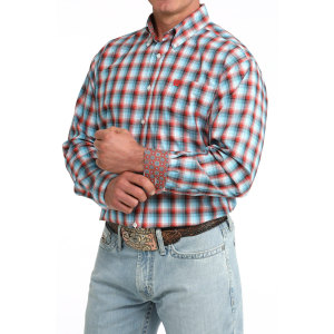 Cinch Men's Cinch Classic Fit Plaid Western Long Sleeve Button Up Shirt - $50.99 at SCHEELS
