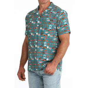 Cinch Men's Cinch Patterned Camp Button Up Shirt - $48.99 at SCHEELS