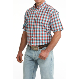 Cinch Men's Cinch Classic Fit Plaid Western SS Button Up Shirt - $46.99 at SCHEELS