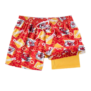 Chubbies Kansas City Chiefs Geo Lined Swim Trunk