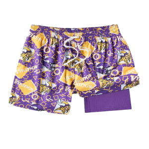 Chubbies Minnesota Vikings Geo Lined Swim Trunk