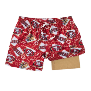 Chubbies San Francisco 49ers Geo Lined Swim Trunk