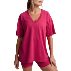 Women's Beyond Yoga SoftKnit Better Than Ever Oversized V-Neck T-Shirt