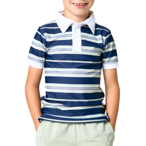 Boys' Courtside Kids Retro Stripe Polo