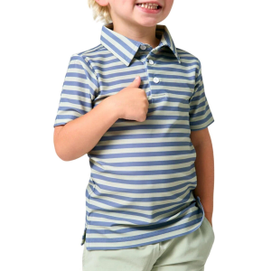 Boys' Courtside Kids QB Stripe Polo