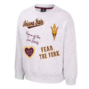 Colosseum Colosseum Kids Girls' Arizona State Sun Devils Coco Crew - $33.99 at SCHEELS