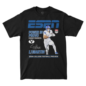 Campus Ink Kids' BYU Cougars LJ Martin ESPN T-Shirt