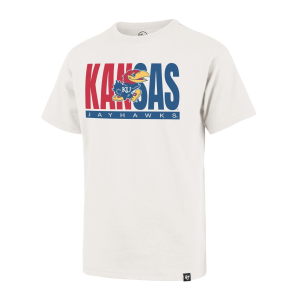 47 Brand 47 Brand Kids' Kansas Jayhawks Half Text T-Shirt - $23.99 at SCHEELS