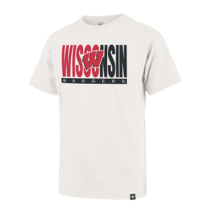 47 Brand 47 Brand Kids' Wisconsin Badgers Half Text T-Shirt - $23.99 at SCHEELS