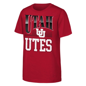 Genuine Stuff Genuine Stuff Kids' Utah Utes Chrome Header T-Shirt - $18.99 at SCHEELS