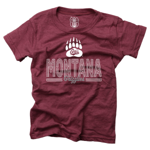 Wes and Willy Kids' Girls' Montana Grizzlies Neon Lights T-Shirt