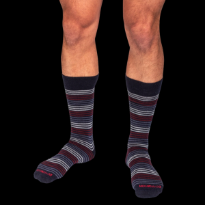 Boardroom Socks Men's Boardroom Socks Multi-Stripe Merino Wool Crew Socks - $14.99 at SCHEELS