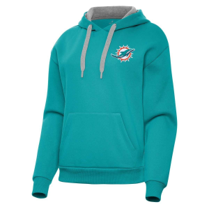 Antigua Antigua Women's Miami Dolphins Small Logo Victory Hoodie - $48.29 at SCHEELS