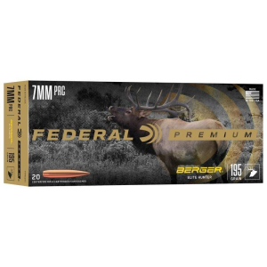 Federal Federal Berger Elite Hunter 7mm PRC Rifle Ammunition 20 Round Box - $57.99 at SCHEELS