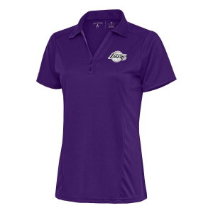 Antigua Antigua Women's Los Angeles Lakers Brushed Metallic Tribute Polo - $37.80 at SCHEELS