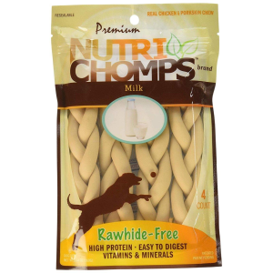 Nutri Chomps Nutri Chomps Milk Flavor Braid Dog Chews - $5.59 at SCHEELS