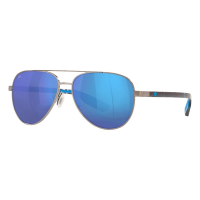 Men's Costa Del Mar Costa Del Mar Peli Polarized Sunglasses Polarized Sunglasses Brushed Gunmetal/Blue Mirror Polarized Glass