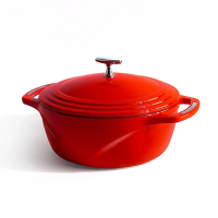 USA Enamel 6 Qt Enameled Cast Iron Dutch Oven