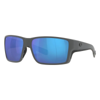 Men's Costa Del Mar Costa Del Mar Reefton Pro Sunglasses Polarized Sunglasses Grey/Blue Mirror Polarized Glass