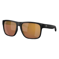 Men's Costa Del Mar Costa Del Mar Spearo XL Sunglasses Polarized Sunglasses Matte Black/Gold Mirror Polarized Glass