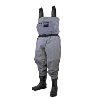 Men's Frogg Toggs Hellbender PRO Bootfoot Lug Sole Chest Waders Adult 7 Grey