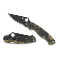 Spyderco Para Military 2 G-10 Digital Camo Pocket Knife