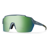 Men's Smith Shift Split Mag Sunglasses Matte Stone/Moss/ChromaPop Green Mirror