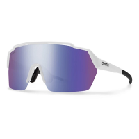 Men's Smith Shift Split Mag Sunglasses White/ChromaPop Violet Mirror