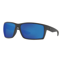 Men's Costa Del Mar Costa Del Mar Reefton Polarized Sunglasses Polarized Sunglasses Blackout/Blue Mirror Polarized Glass