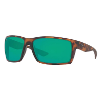 Men's Costa Del Mar Costa Del Mar Reefton Polarized Sunglasses Polarized Sunglasses Tortoise/Green Mirror Polarized Glass