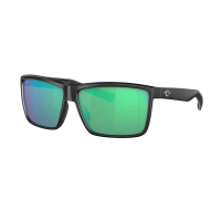 Men's Costa Del Mar Costa Del Mar Rinconcito Sunglasses Polarized Sunglasses Matte Black/Green Mirror Polarized Glass