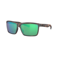 Men's Costa Del Mar Costa Del Mar Rinconcito Sunglasses Polarized Sunglasses Matte Tortoise/Green Mirror Polarized Glass