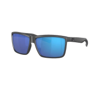 Men's Costa Del Mar Costa Del Mar Rinconcito Sunglasses Polarized Sunglasses Matte Grey/Blue Mirror Polarized Glass