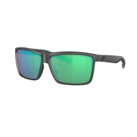 Men's Costa Del Mar Costa Del Mar Rinconcito Sunglasses Polarized Sunglasses Matte Grey/Green Mirror Polarized Glass