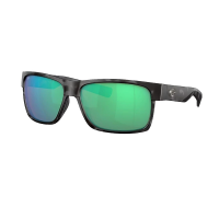 Men's Costa Del Mar Costa Del Mar Half Moon Polarized Sunglasses Polarized Sunglasses Tiger Shark/Green Mirror Polarized Glass