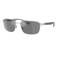 Men's Ray-Ban Ray-Ban RB3737 Sunglasses Sunglasses Polished Silver/Grey