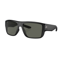 Men's Costa Del Mar Costa Del Mar Taxman Polarized Sunglasses Polarized Sunglasses Matte Black/Grey Polarized Glass