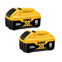 DeWALT 20V MAX Premium XR 6.0 Ah Lithium Ion Battery 2 pack