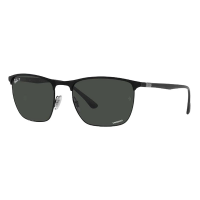 Men's Ray-Ban Ray-Ban RB3686 Sunglasses Polarized Sunglasses Matte Black/Dark Grey Chromance Polarized