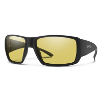 Men's Smith Guide's Choice XL Polarized Sunglasses Matte Black/ChromaPop Low Light Yellow Polarized Glass