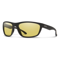 Men's Smith Redding Polarized Sunglasses Matte Black/ChromaPop Glass Polarized Low Light Yellow